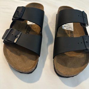 Birkenstock Arizona Slide Sandal - Black Sz 37